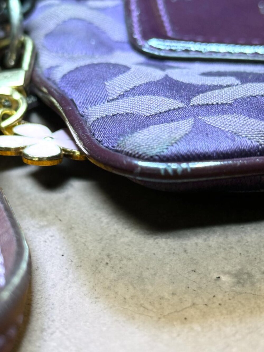 Coach Mia Convertible Shoulder Handbag 15760 & Coach Plum Signature Wristlet - Picture 14 of 16